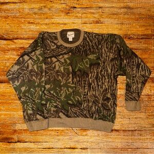 Woolrich x RealTree 100% wool Sweater
